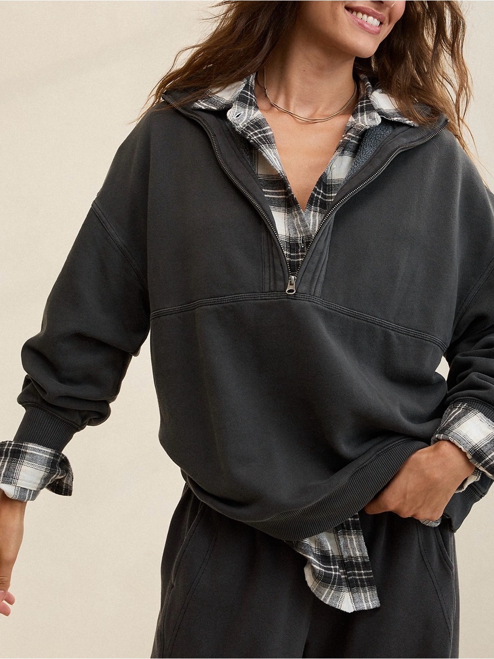 Aerie oh zip! Sweatshirt
